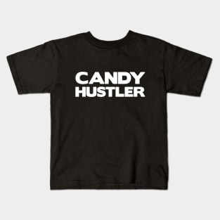 Halloween Candy Hustler on Black Kids T-Shirt